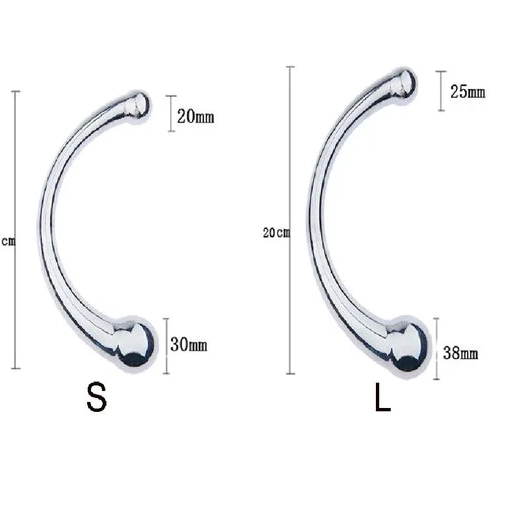 Anal Elegant Ended Double Steel Stainless Hook 5858 0704